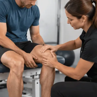 A runner logs mileage and pace as part of a structured progression plan to manage load and support recovery from patellofemoral pain