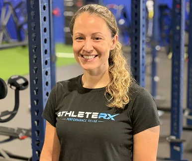 Dr. Christina Sterling, orthopedic specialist and sports physical therapist at AthleteRx.